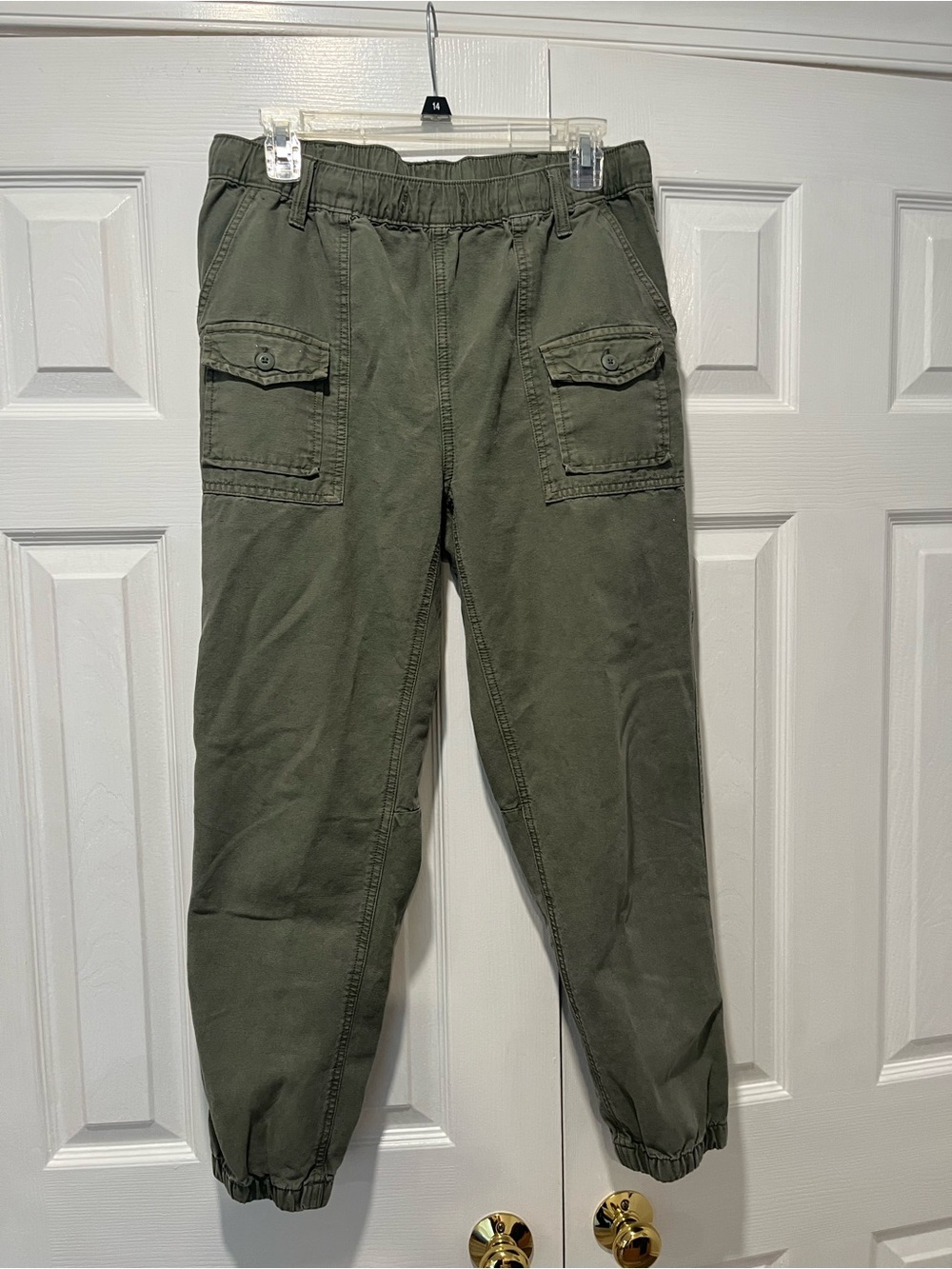 aerie Olive Green Cargo Jogger Pants